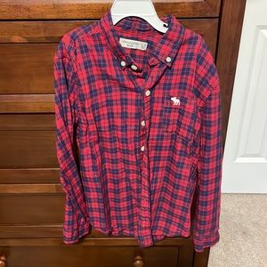 Boys Abercrombie kids button down shirt